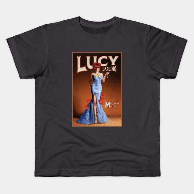 Lucy Darling, Golden Age of Magic Kids T-Shirt by Carisa Hendrix